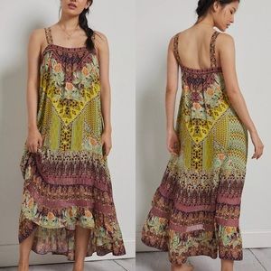 ANTHROPOLOGIE Lovett Tiered Maxi Dress